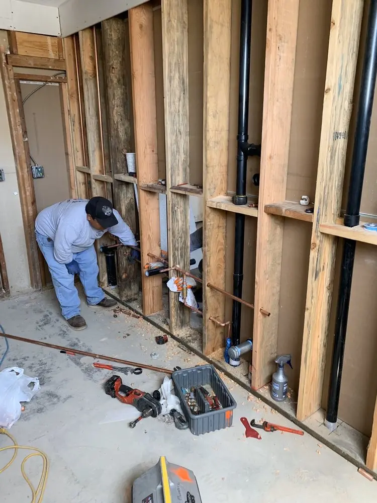Commercial rough-in plumbing for Gas Line Repair in Tarlton